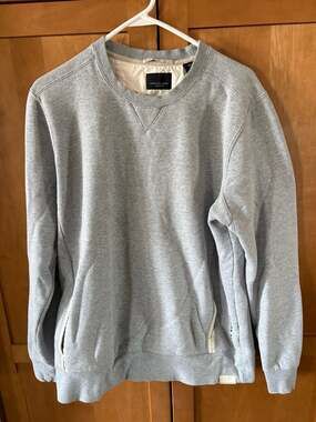 Scotch & Soda Club Nomade Men's Grey Crewneck Sweatshirt Size L